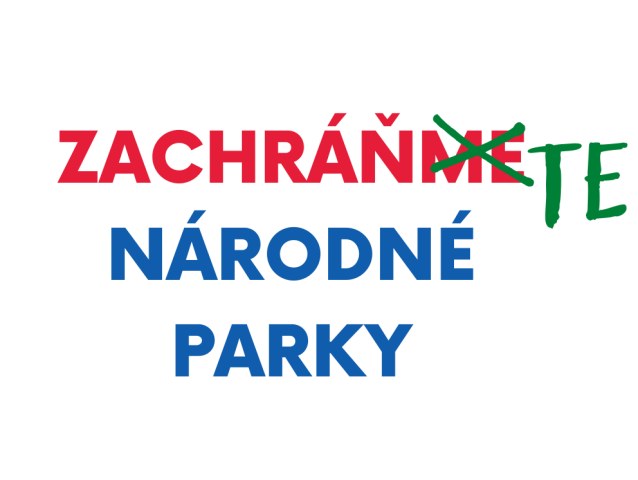Aj vy môžete zachrániť národné parky! Kliknite sem a pridajte svoj podpis k petícii, ktorá požaduje útlm ťažby, výstavby a poľovania v národných parkoch.