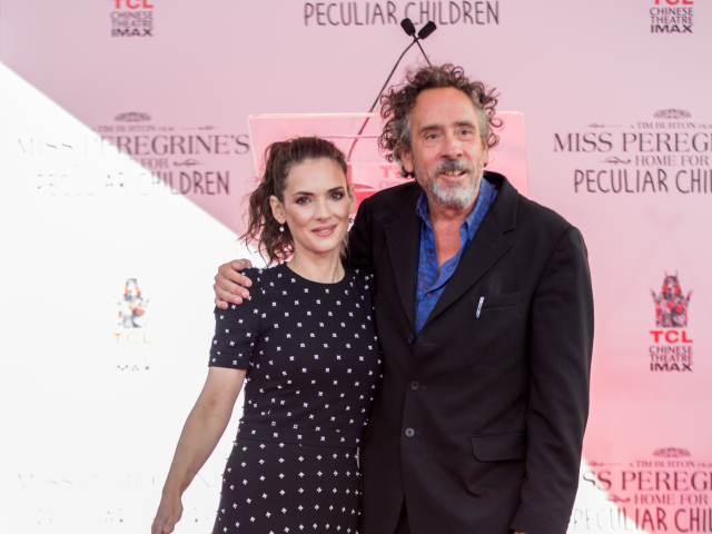 USA Tim Burton odtlačky Los Angeles