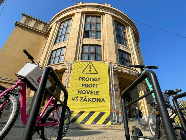 VŠ, vysoké školy, protest