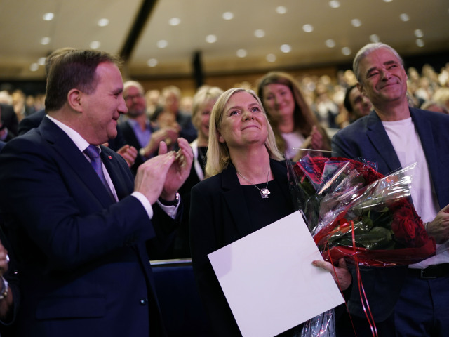 Magdalena Anderssonová / Stefan Löfven /