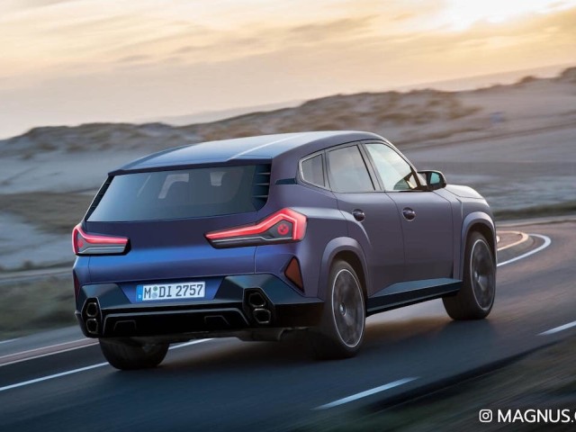 BMW XM - ilustrácia 2021