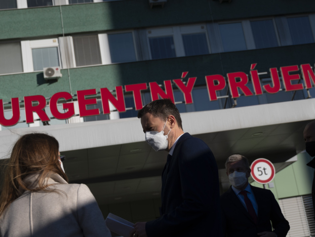 SR Poprad Heger Nemocnica Návšteva POX