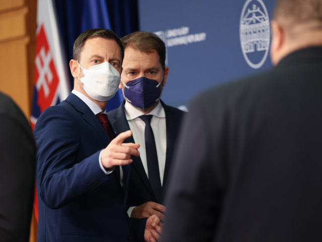 Eduard Heger, Igor Matovič, Ján Mikas