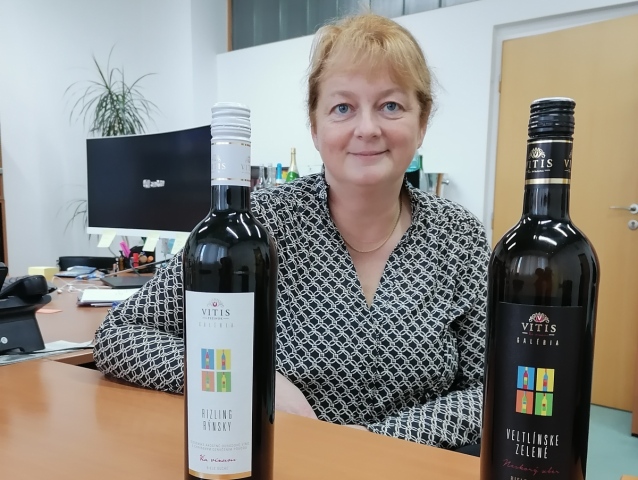 Ingrid Vajcziková, víno, Hubert