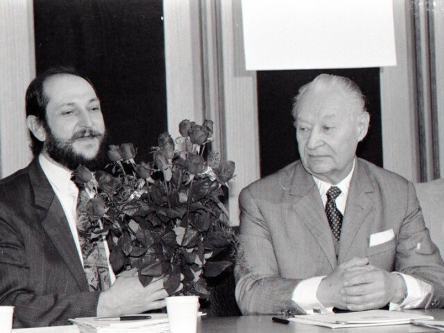 Boris Zala, Alexander Dubček, kytica, privítanie