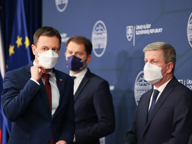 vláda, Eduard Heger, Igor Matovič, Vladimír Lengvarský, koalícia, OĽaNO