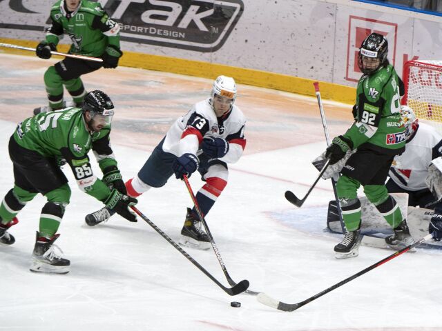 hokej TEL 22. kolo Slovan Nové Zámky BAX