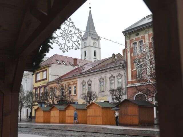 Košice Vianoce výzdoba