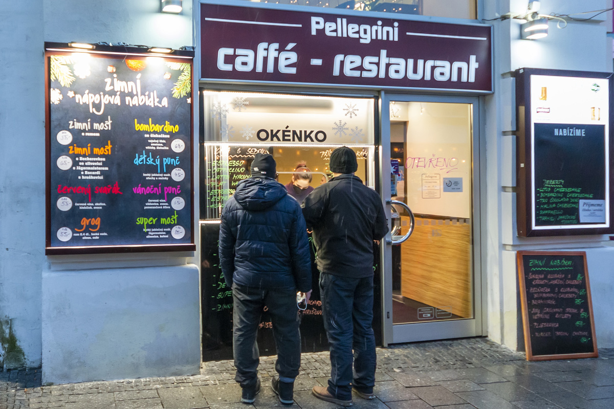 Pellegrini, reštaurácia, Brno