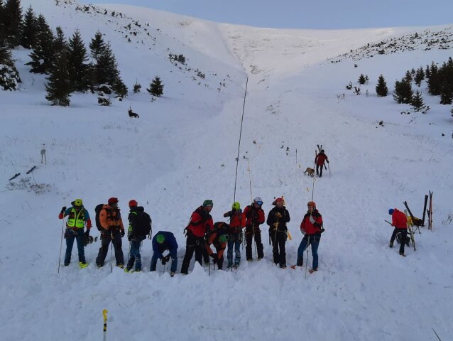 lavína záchranári fatra