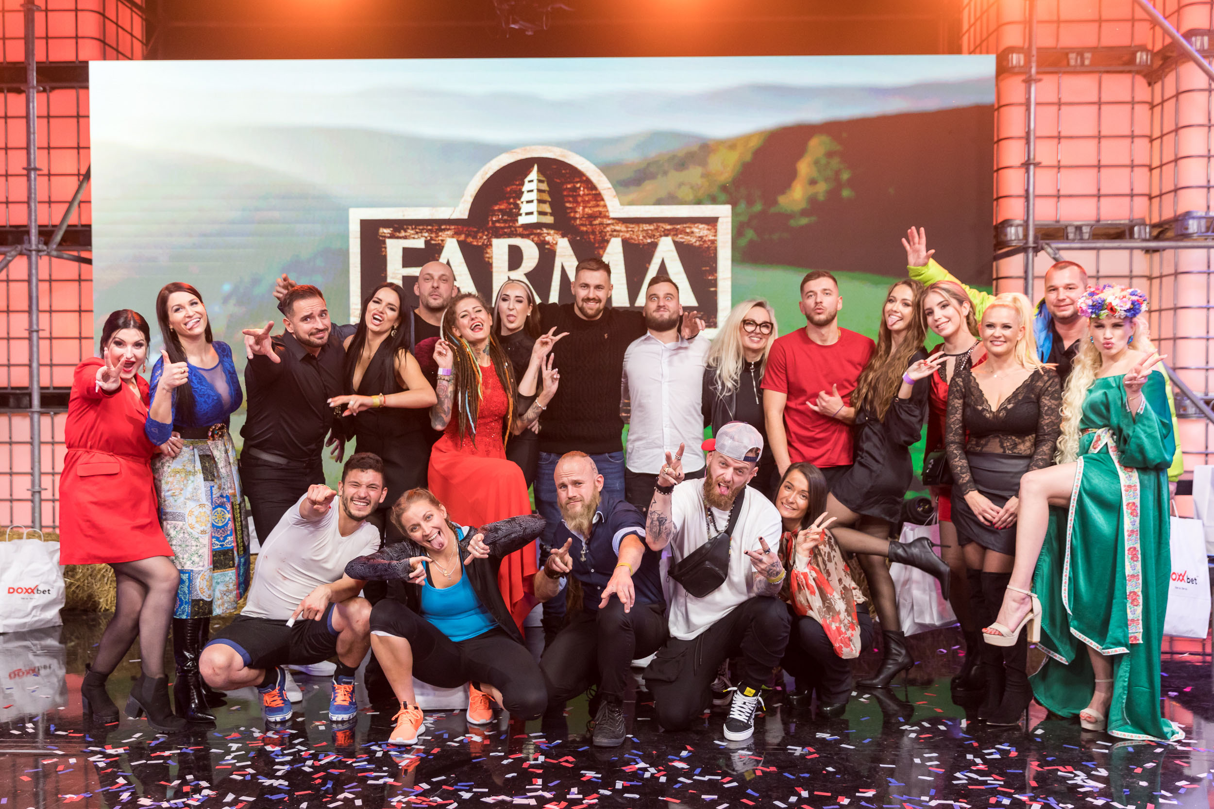Kompletná zostava trinástej série Farmy sa zišla na sobotnom finále.