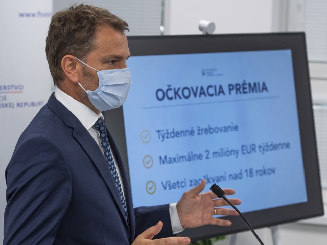 očkovaniepodpora Matovič prémia lotéria