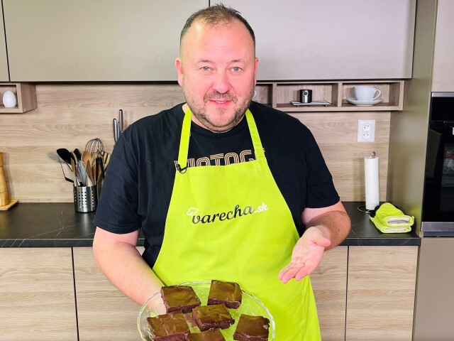 Roman Bomboš, fazuľové brownies