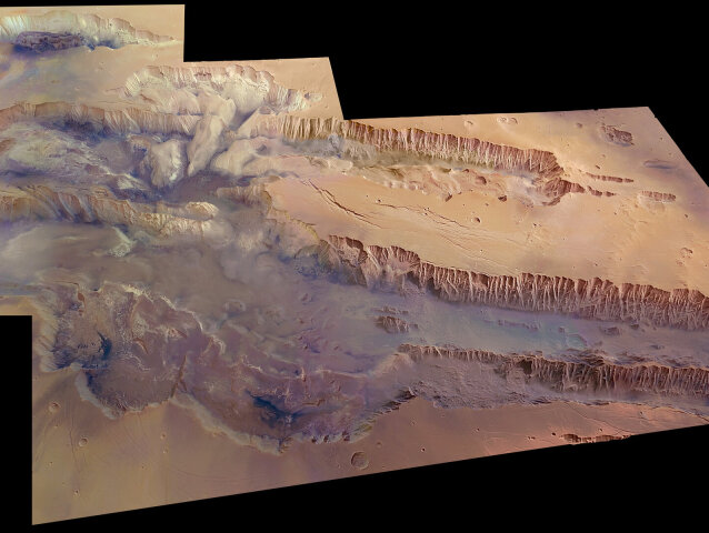 Valles Marineris krater Mars ESA