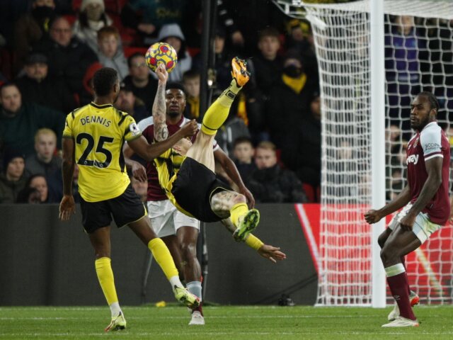 Anglicko Futbal liga Watford West Ham