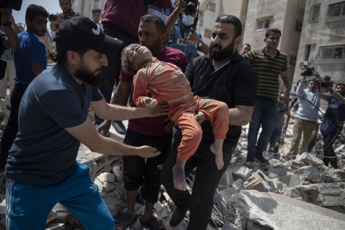 foto roka 2021, dieťa, Gaza,