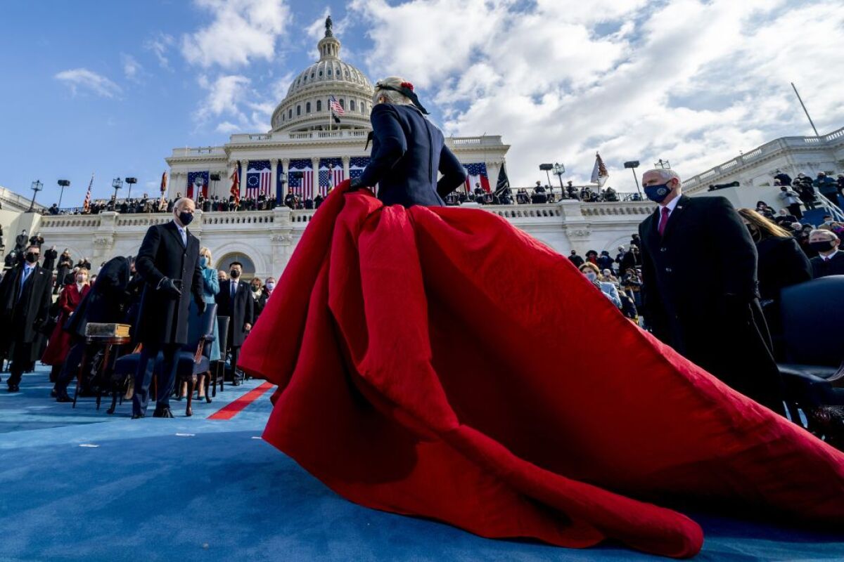 foto roka 2021, Joe Biden, Mike Pence, Lady Gaga