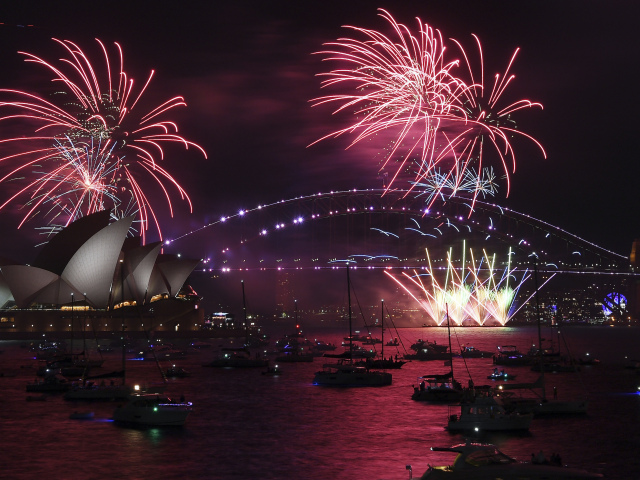 Austrália, Sydney, nový rok 2022