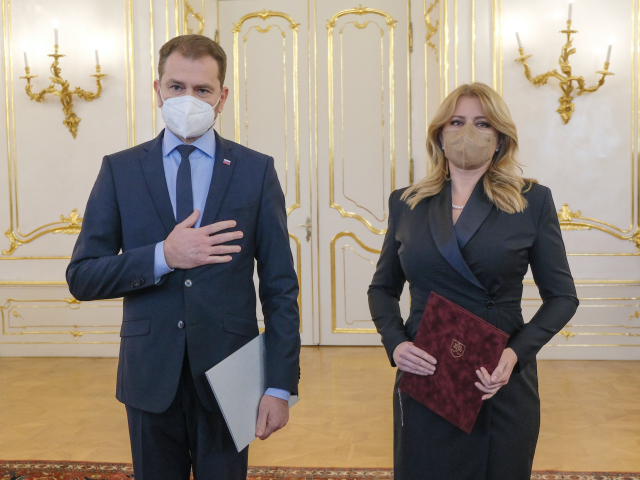 demisia Matovič, poverenie Heger,