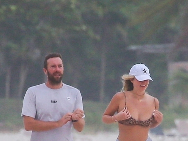 Chris Martin a Apple Martin