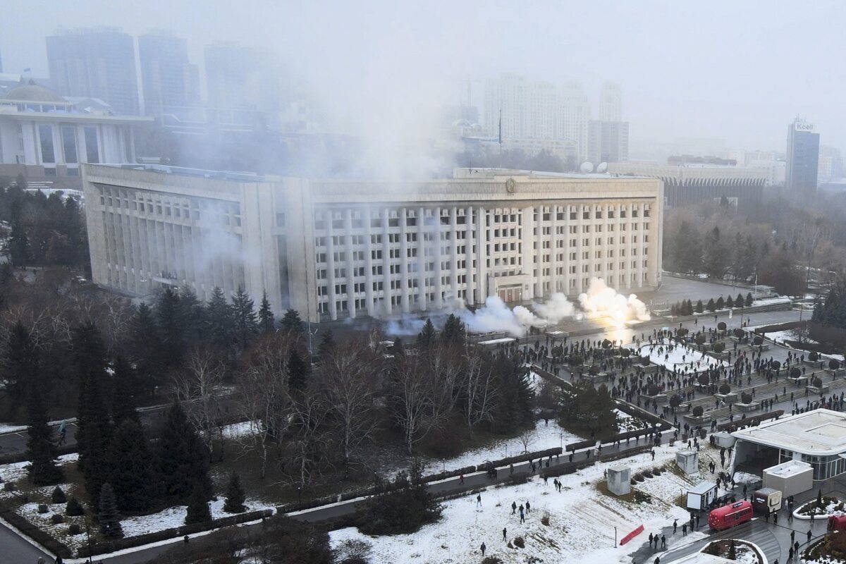 Kazachstan Alma-Ata protest ceny LPG Tokajev