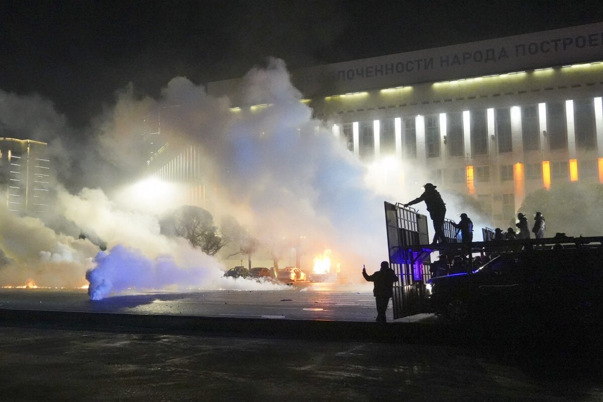 Kazachstan Alma-Ata protest ceny LPG Tokajev