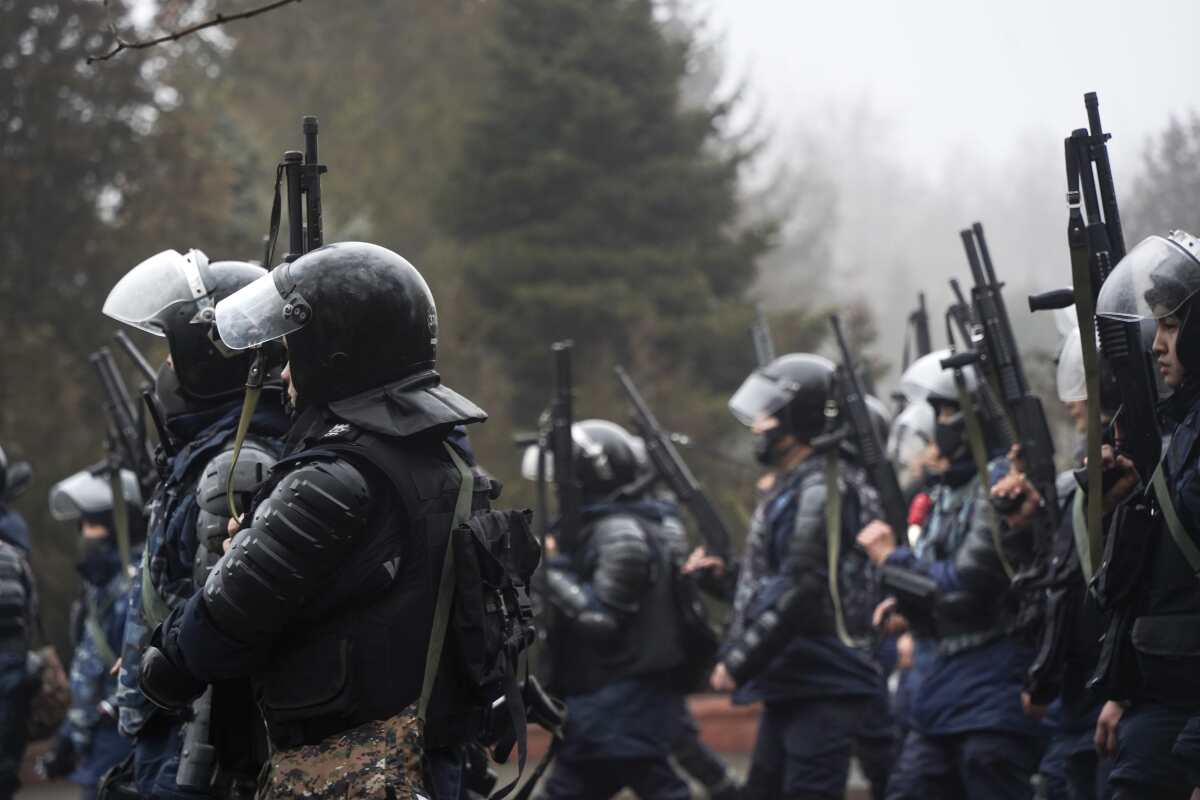 kazachstan, protest