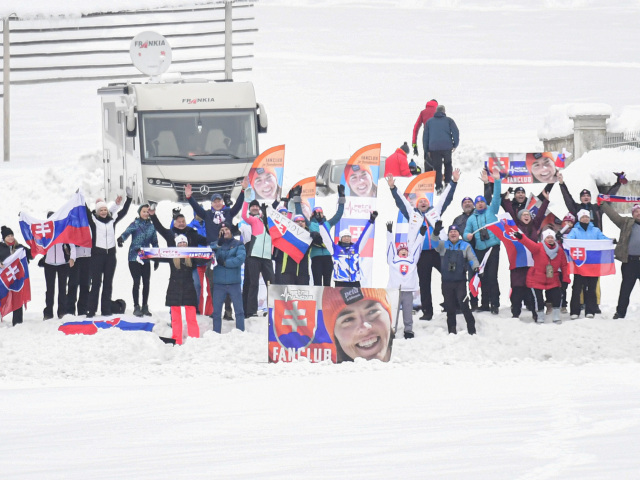 Slovinsko SR šport lyžovanie SP slalom ženy 1. kolo