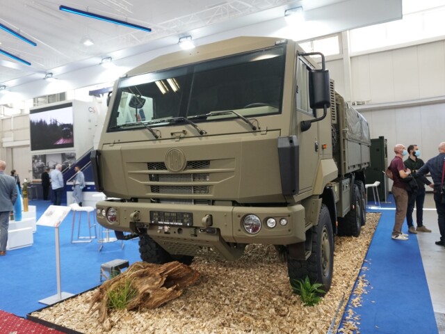 Stredne nakladne vozidlo Tatra Tactic na podvozku 6x6  ktore spolocnost Tatra Defence Slovakia planuje vo svojom zavode vyrabat  Zdroj Tatra Trucks