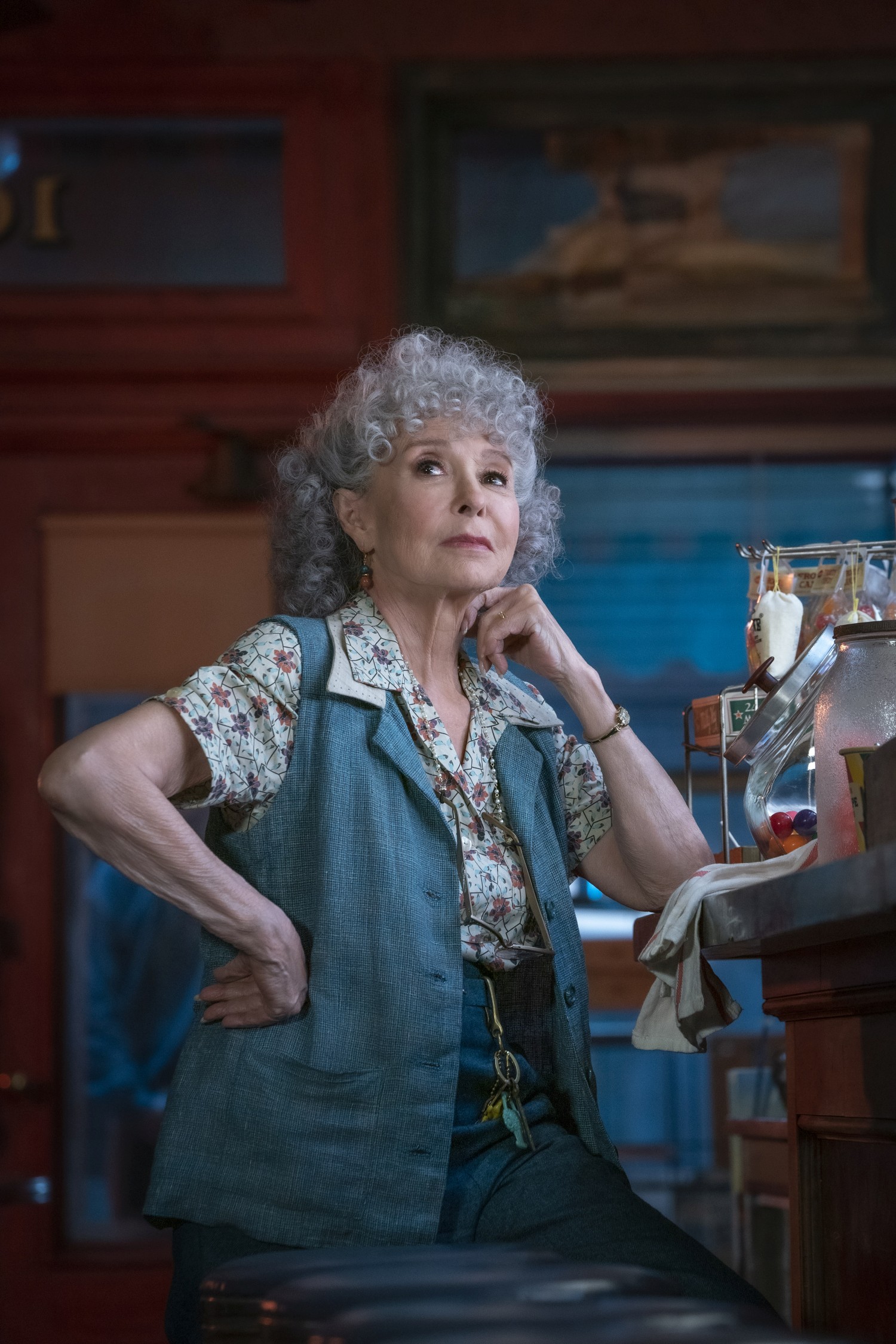 Rita Moreno ako Valentina vo filmovom muzikáli West Side Story.