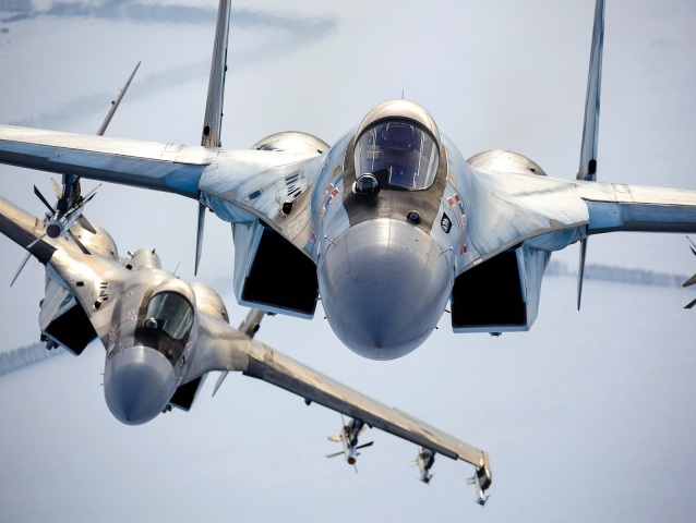 Su-35 / Stíhačka / Bojové lietadlo /