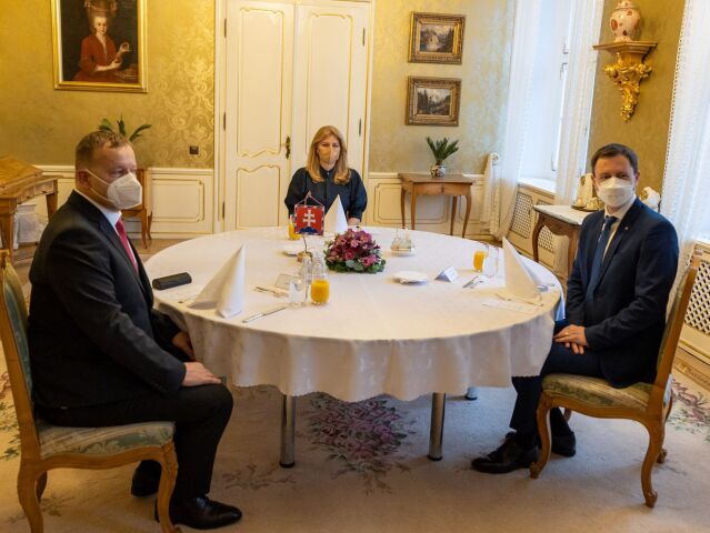 čaputová, heger, kollár