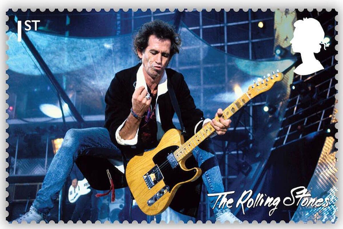 Rolling Stones - poštová známka