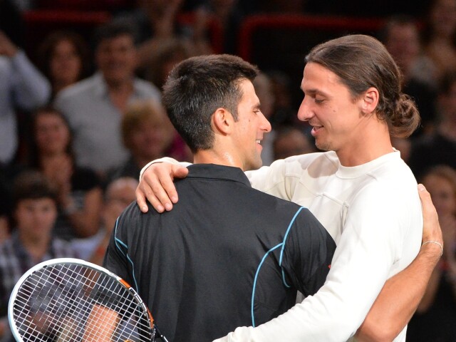 Zlatan Ibrahimovič, Novak Djokovič