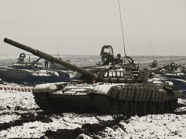 Rusko Ukrajina cvičenie tank