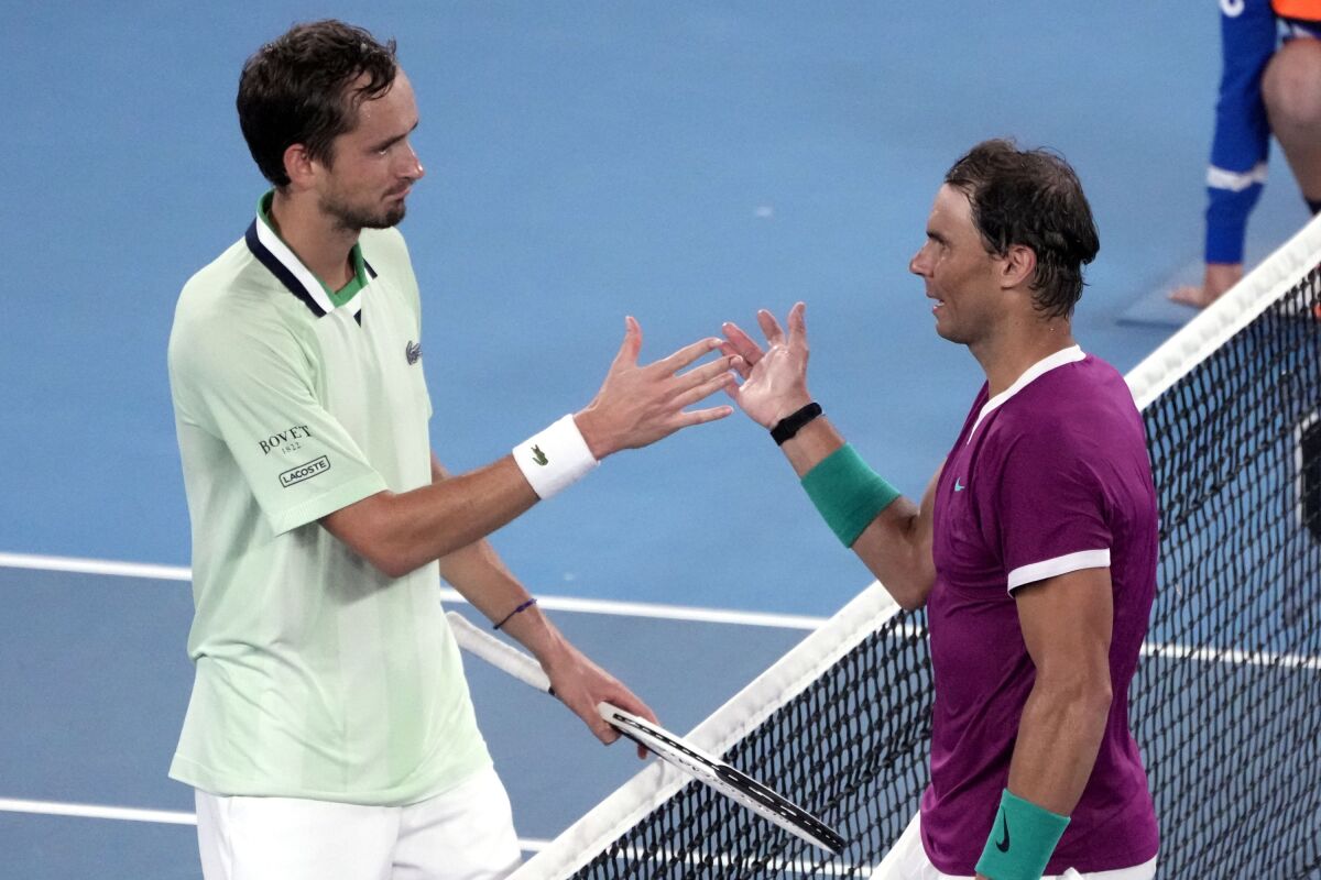 Daniil Medvedev, Rafael Nadal
