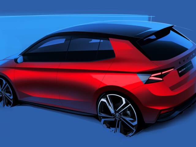 Škoda Fabia Monte Carlo - skice 2022