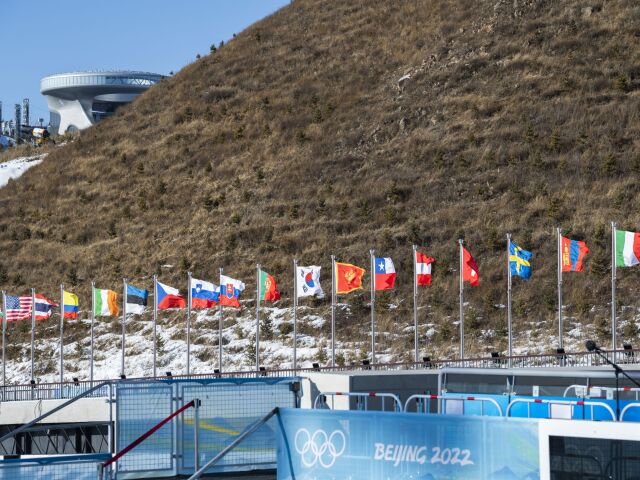 Čína OH2022 Peking beh na lyžiach lyžovanie