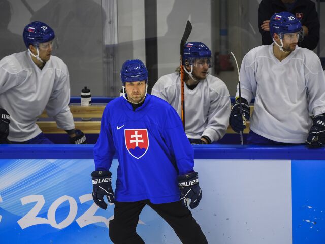 Čína Peking ZOH2022 hokej príprava Slovensko Nemecko