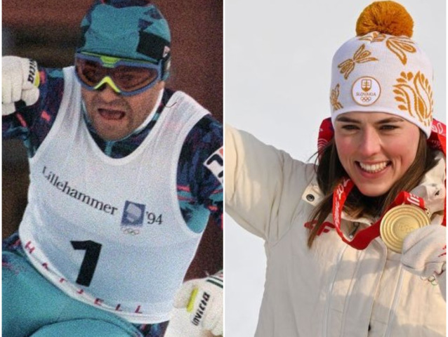 Petra Vlhová, Alberto Tomba