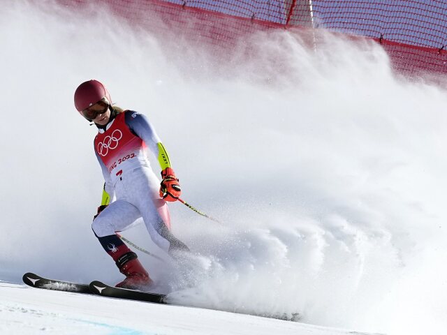 Čína Peking ZOH2022 alpské lyžovanie Shiffrin