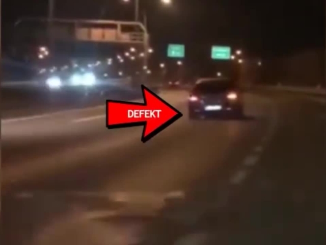 S defektom po diaľnici