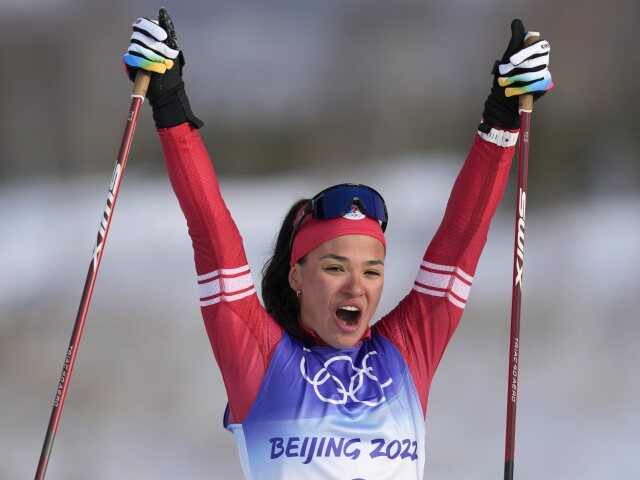 Čína Peking ZOH2022 Beh na lyžiach ženy štafeta na 4x5 km