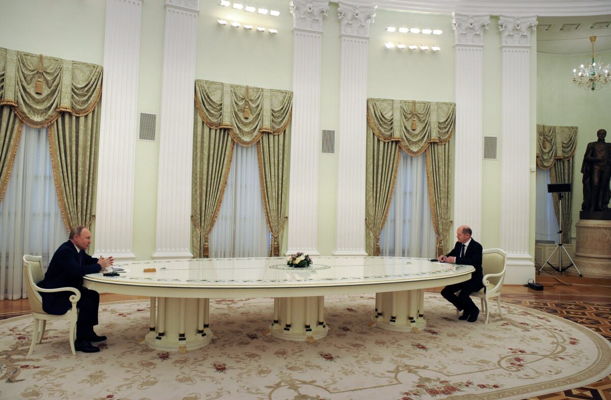 Olaf Scholz / Vladimir Putin /