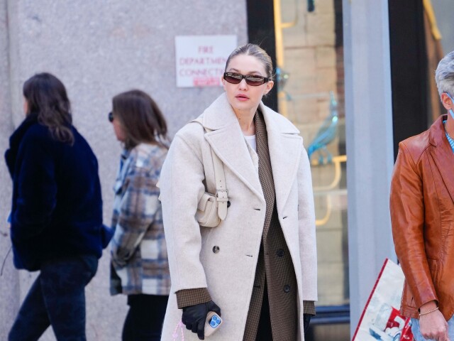 Gigi Hadid coat