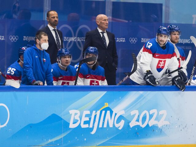Čína Peking ZOH2022 hokej semifinále Fínsko Slovensko