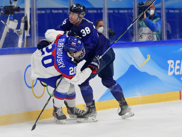 Čína Peking ZOH2022 hokej semifinále Fínsko Slovensko