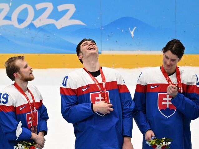 Michal Krištof, Juraj Slafkovský, Samuel Kňažko