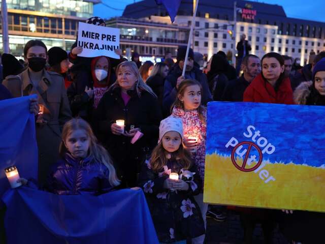 pochod ukrajina bratislava zhromaždenie