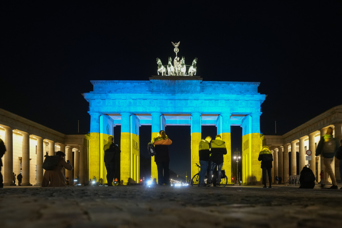 Brandenburská brána, Berlín, Ukrajina